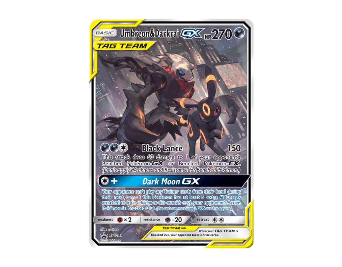 Umbreon & Darkrai GX SBSP SM241/248 (SM Black Star Promos)