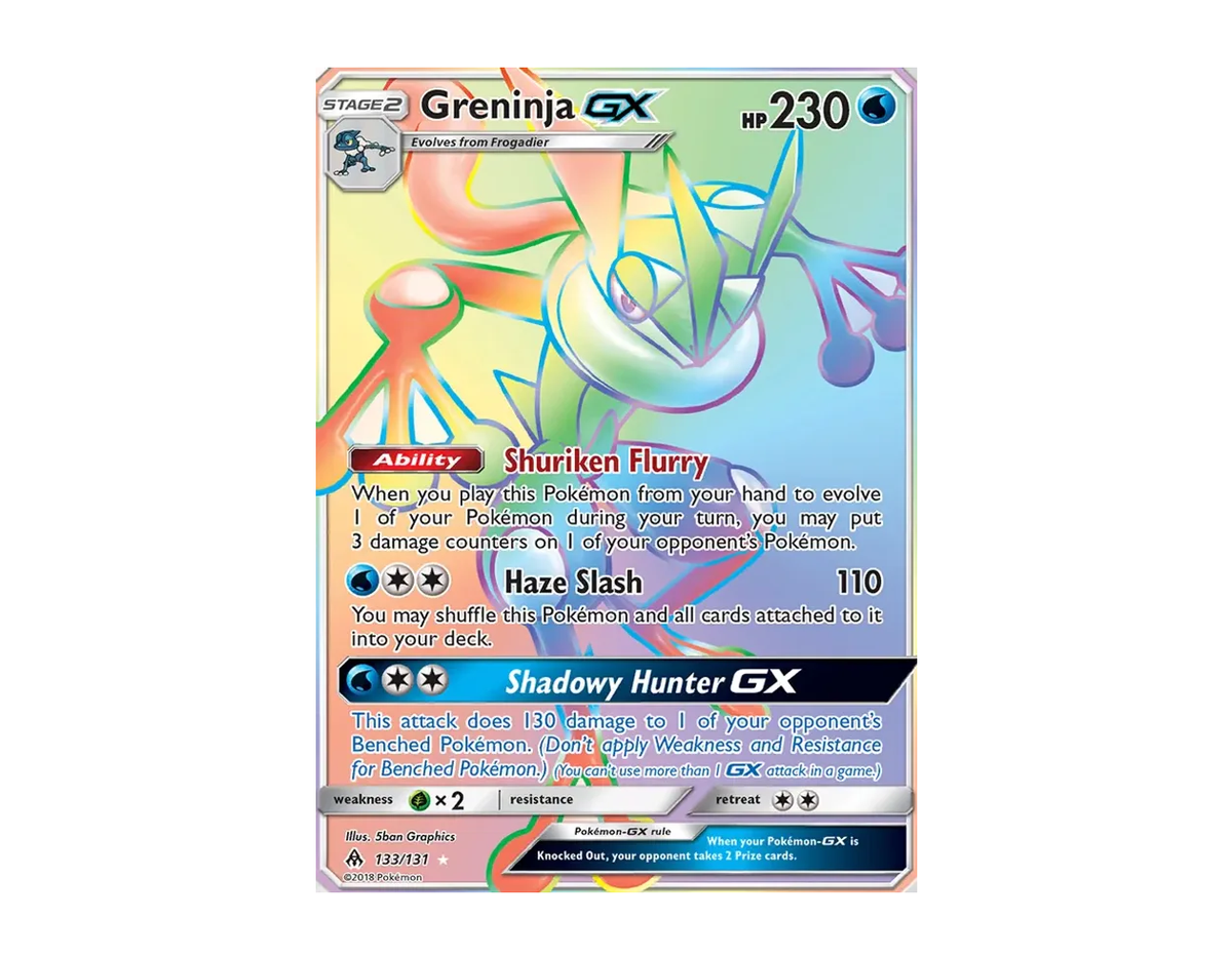 Greninja GX FL 133/131 (Forbidden Light)