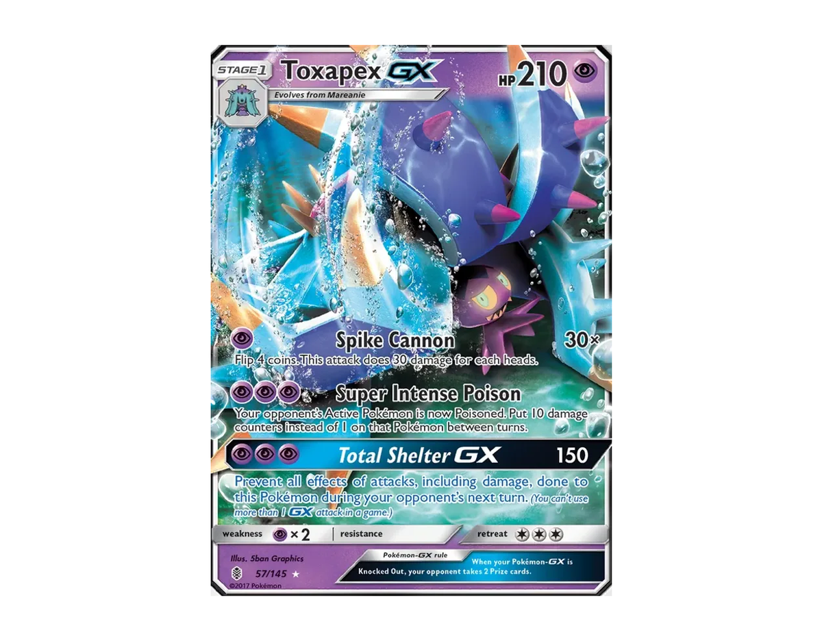 Toxapex GX GR 57/145 (Guardians Rising)