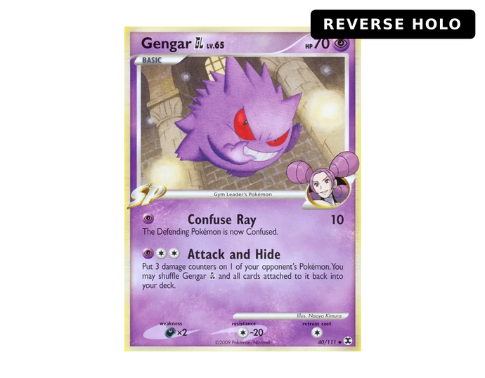 Pokémon Gengar GL RR 40/111 (Rising Rivals) - Reverse Holo – vortexstore
