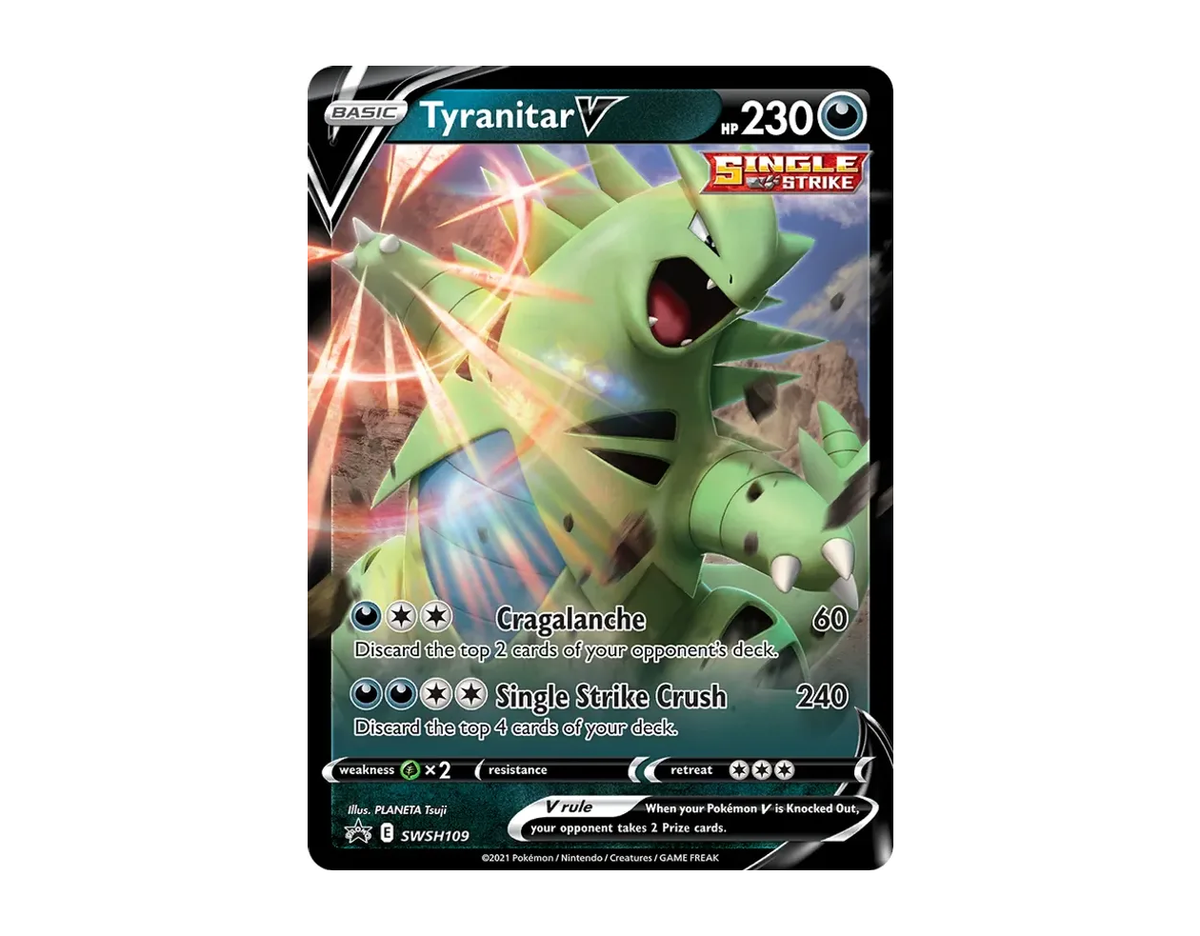 Tyranitar V SBSP SWSH109/307 (SWSH Black Star Promos)