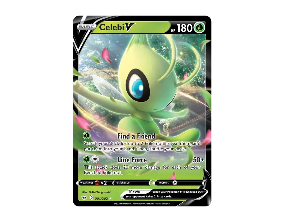 Celebi V SS 1/202 (Sword & Shield)