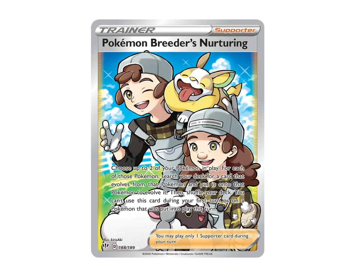 Pokémon Breeder's Nurturing DA 188/189 (Darkness Ablaze)