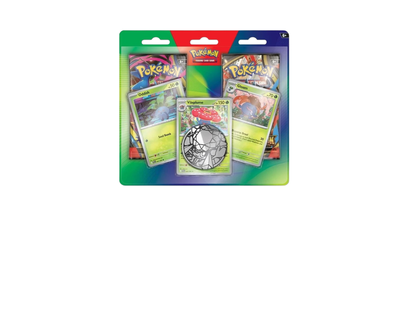 Pokémon Enhanced 2-Pack Blister (oddish, gloom,vileplume)