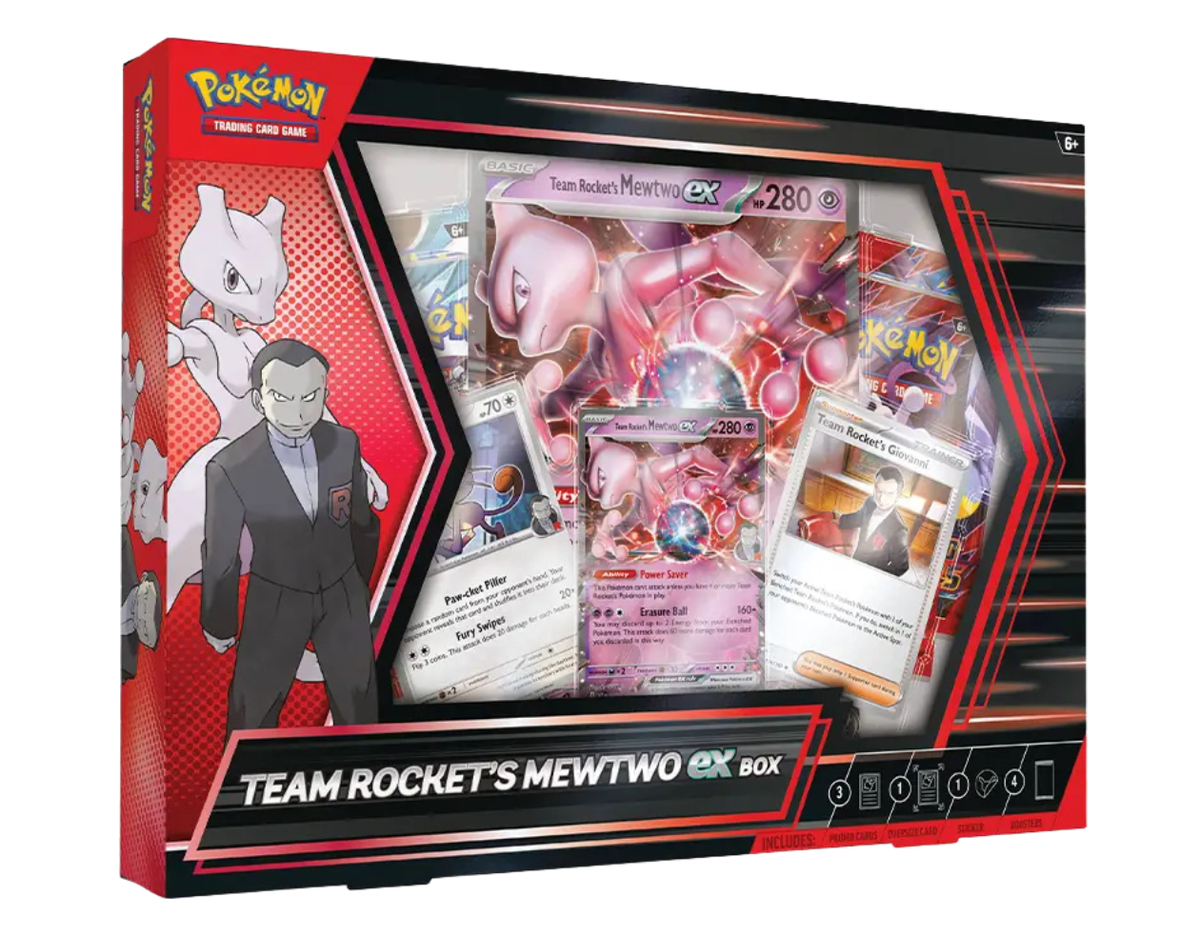 Pokémon Team Rocket's Mewtwo ex Box