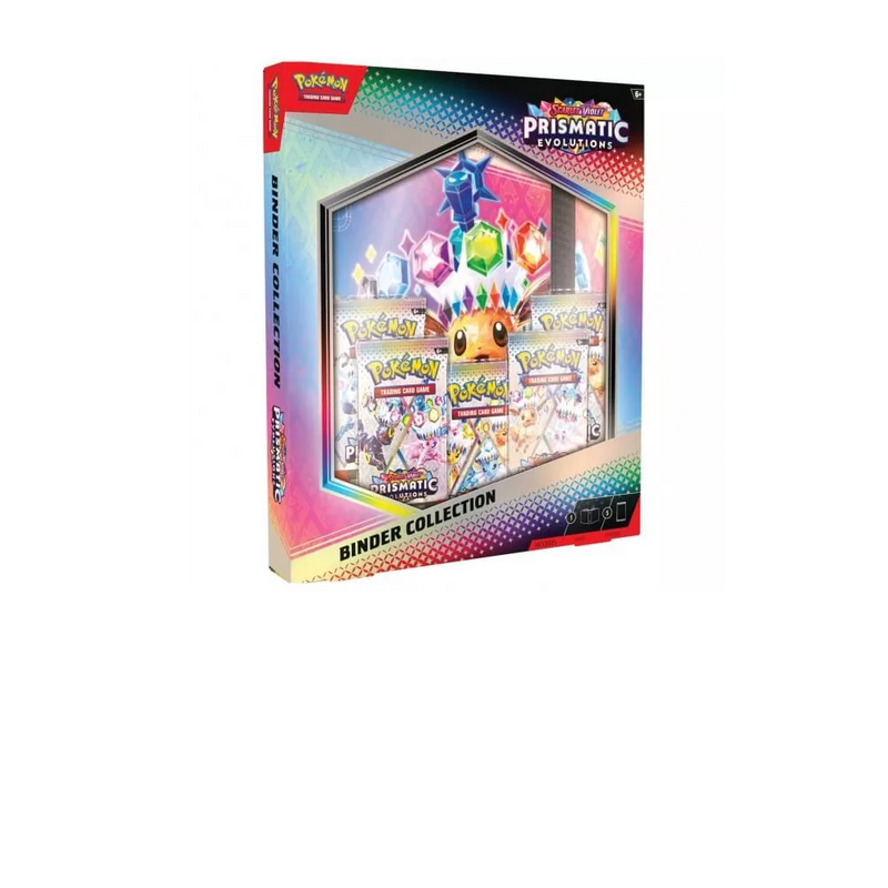 Pokémon Prismatic Evolutions Binder Collection (album na karty + 5x Booster)