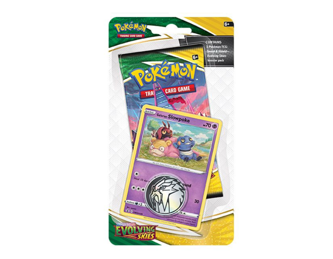 Pokémon Evolving Skies: Galarian Slowpoke 1-Pack Blister