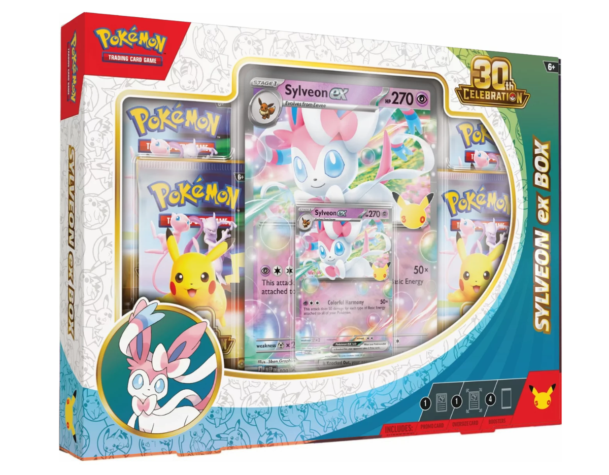 Pokémon 30th Celebration: Sylveon ex Box