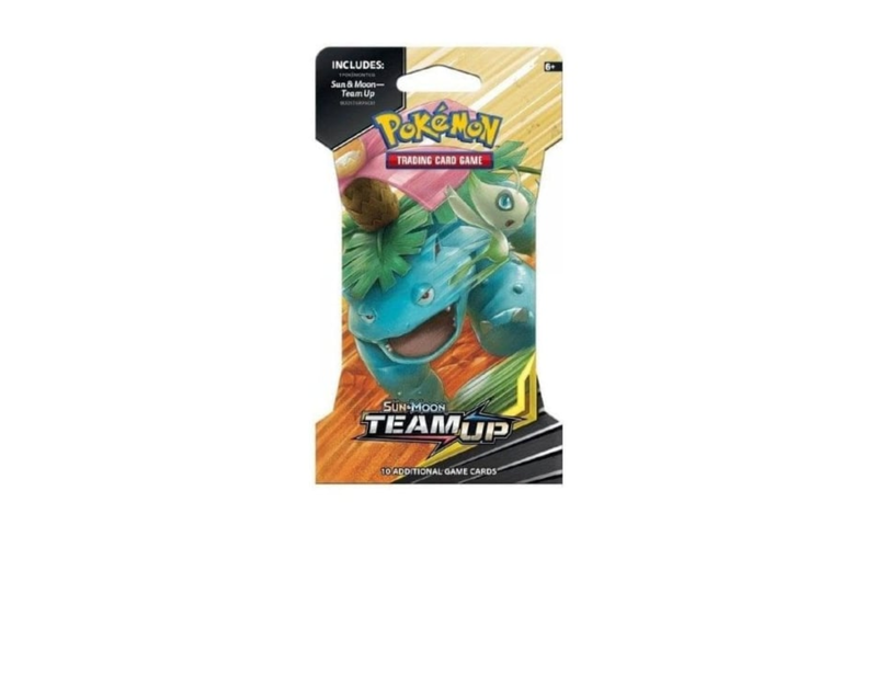 Pokémon Team Up Sleeved Blister booster pack (Venusaur/Celebi art)