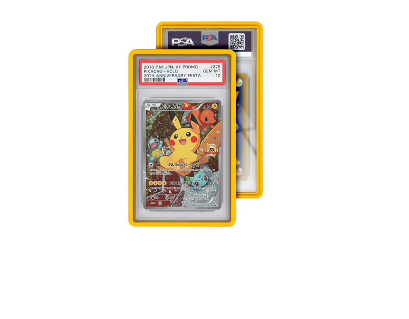 GradedGuard PSA Card Case - Yellow