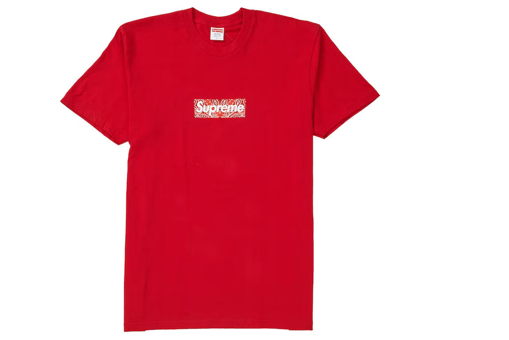 Supreme Bandana Box Logo Tee Red