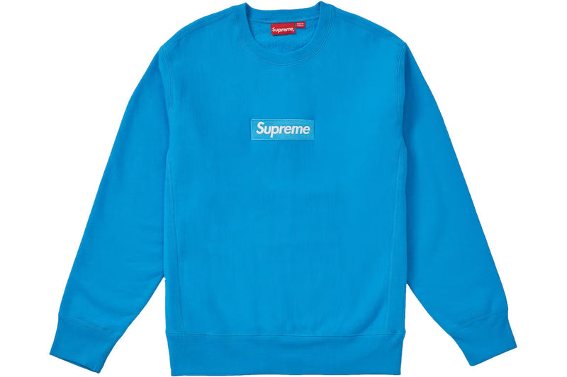 Supreme Box Logo Crewneck (FW18) Bright Royal