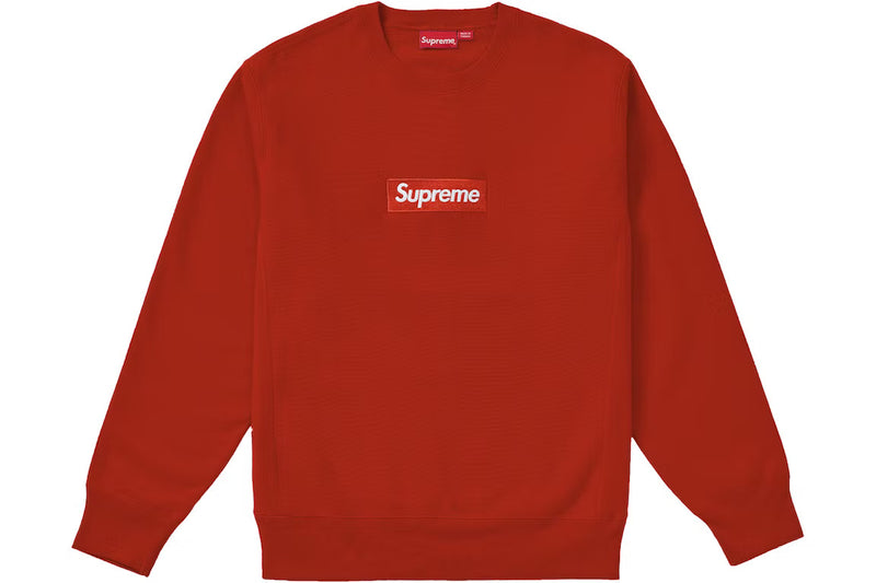 Supreme Box Logo Crewneck (FW18) Rust