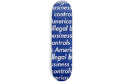 Supreme Illegal Business Skateboard Deck Blue
