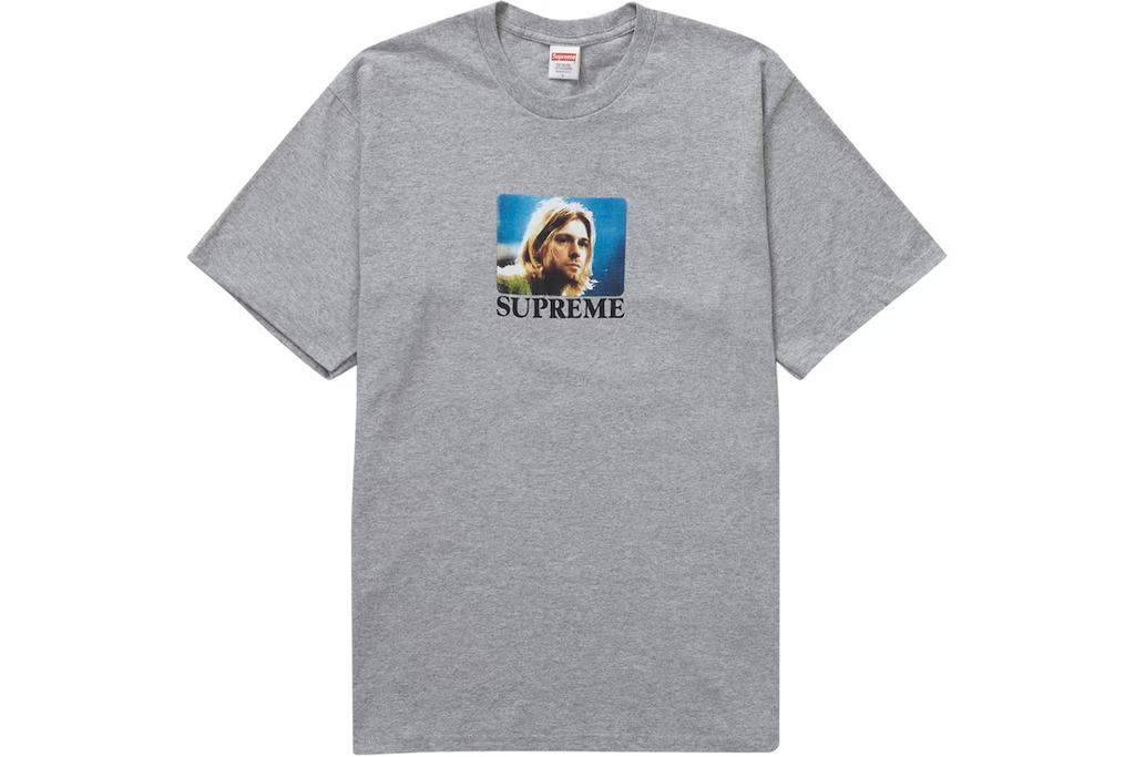 Supreme Kurt Cobain Tee Heather Grey