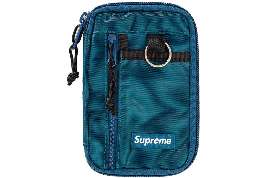 Supreme Small Zip Pouch Dark Teal