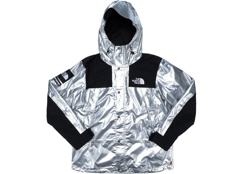 Supreme The North Face Metallic Parka Silver