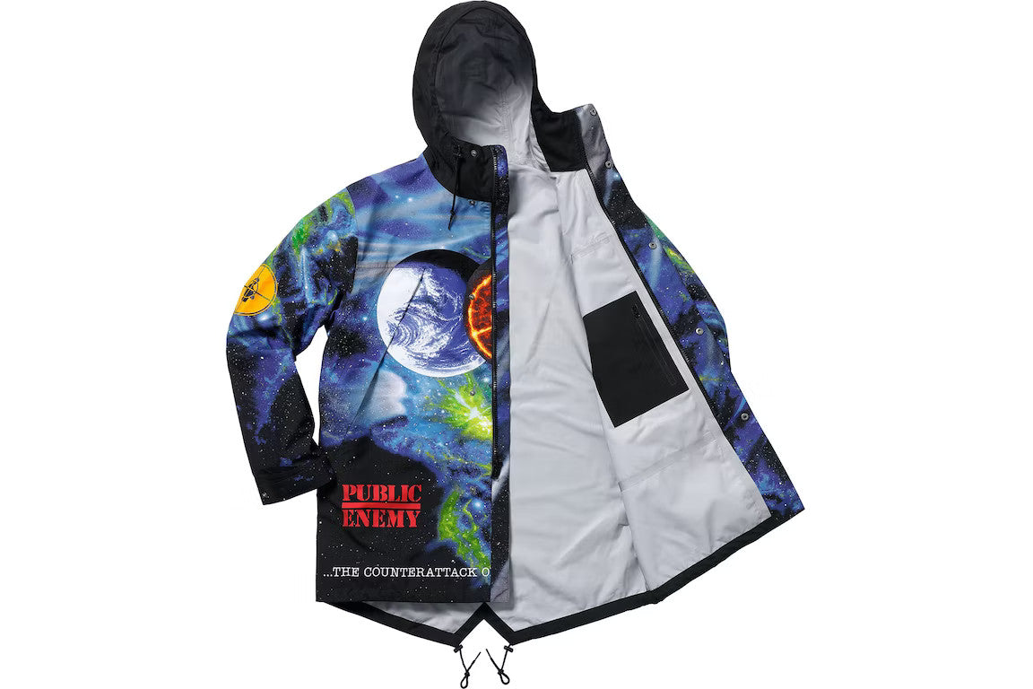 Supreme UNDERCOVER/Public Enemy Taped Seam Parka Multi