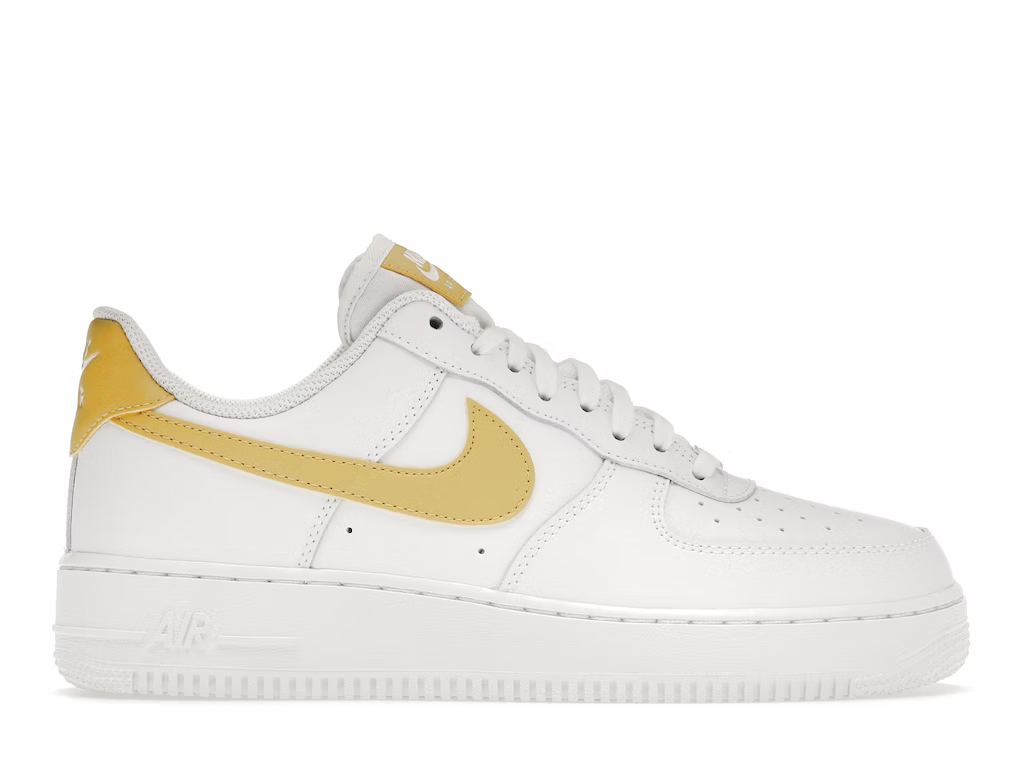 Nike Air Force 1 '07 White Saturn Gold White White (W)