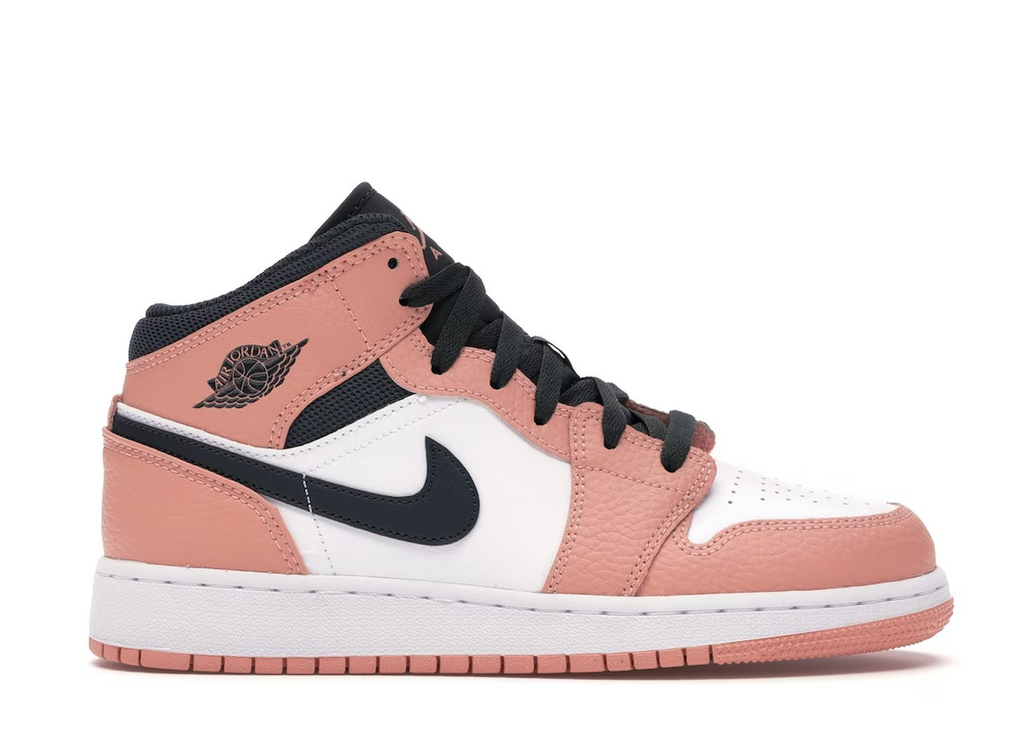 Jordan 1 Mid Pink Quartz (GS)