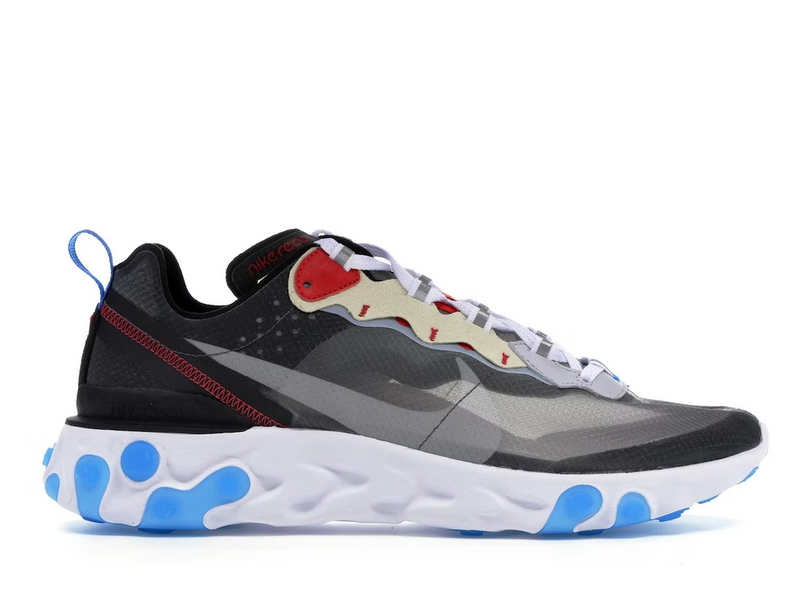 Nike React Element 87 Dark Grey Photo Blue