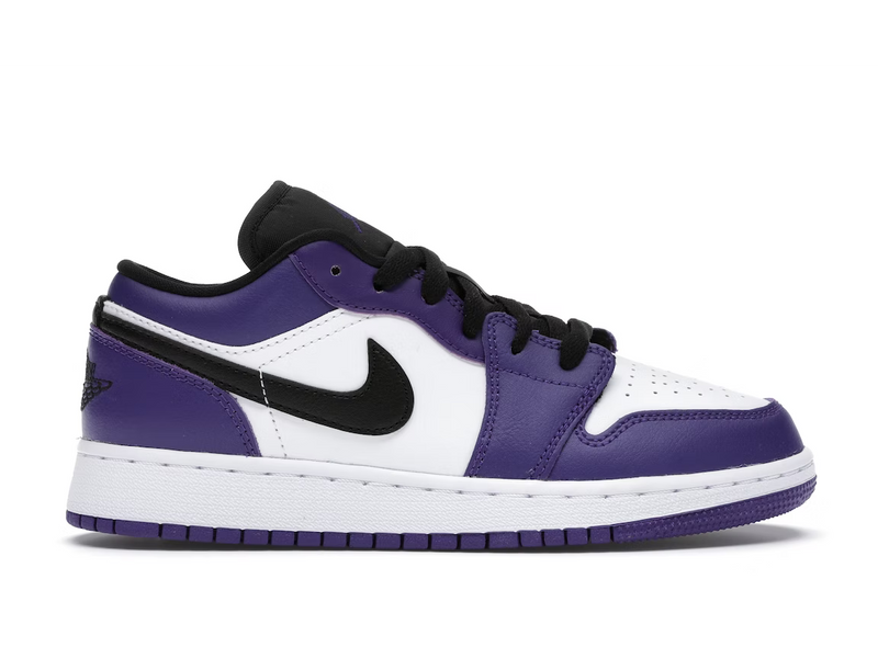 Jordan 1 Low Court Purple White (GS)