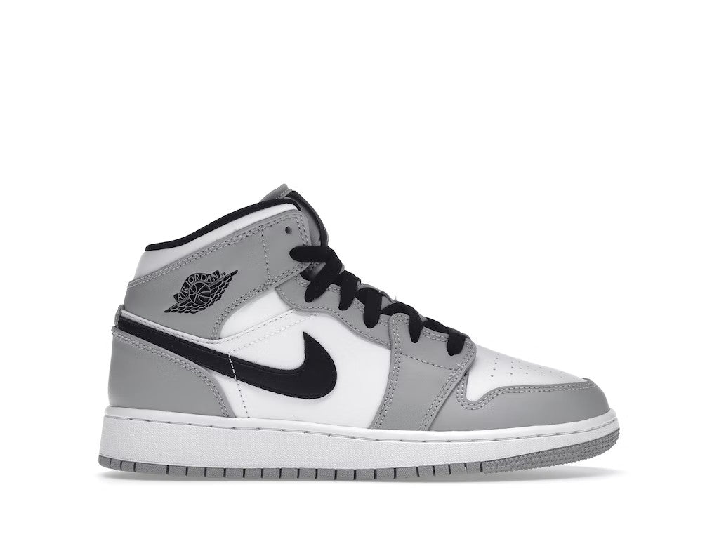 Jordan 1 Mid Light Smoke Grey (GS)