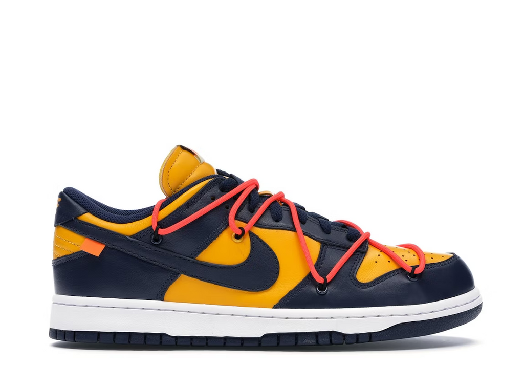 Nike SB Dunk Low Off-White Gold/Navy