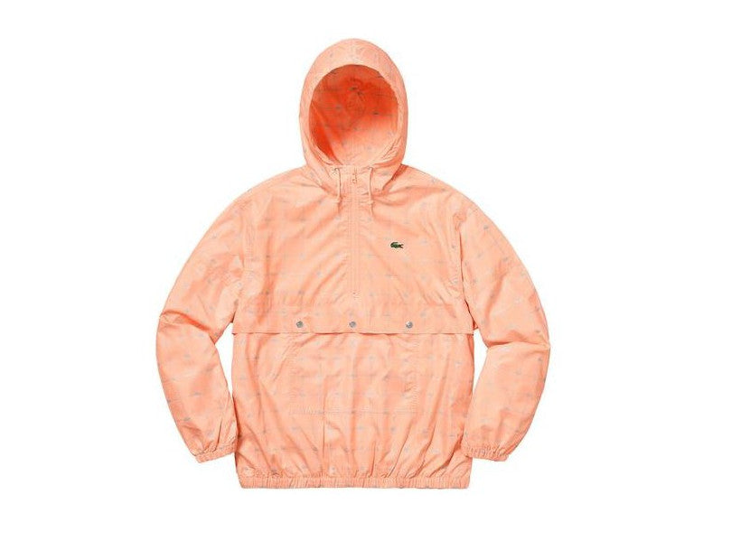 Supreme x Lacoste Nylon Anorak Peach